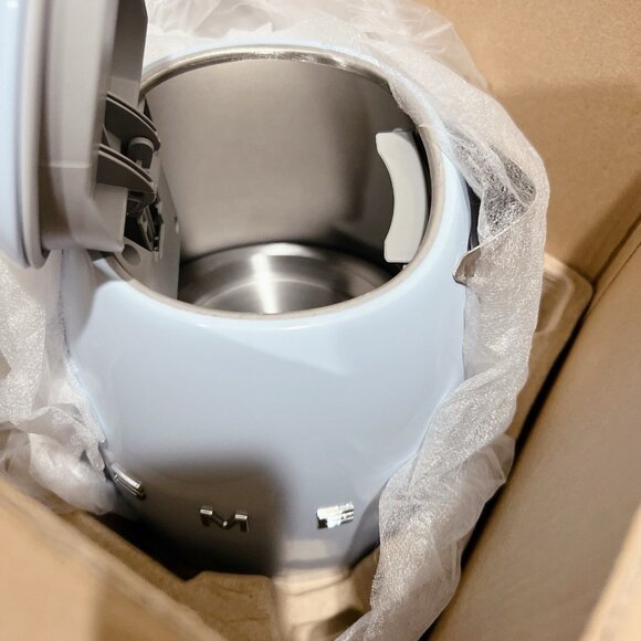 SMEG '50s Retro Style Variable Temperature Electric Kettle Tea Pot Blue - NEW - Picture 5 of 8